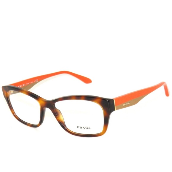 Prada 24R 24 54 TKR-1O1 Havana Orange Beige Eyeglasses